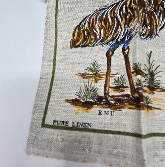 AUSTRALIA TRAVEL SOUVENIR LOT APRON DISH TOWEL MAP VINTAGE KITCHEN LINENS NEW - Picture 7 of 14
